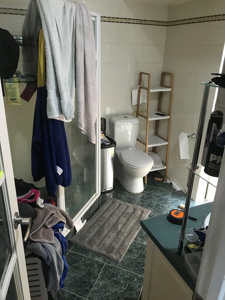 before-bathroom-reno-grey-tiles-floating-toilet
